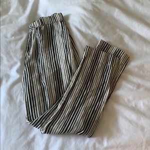 brandy melville striped pants!